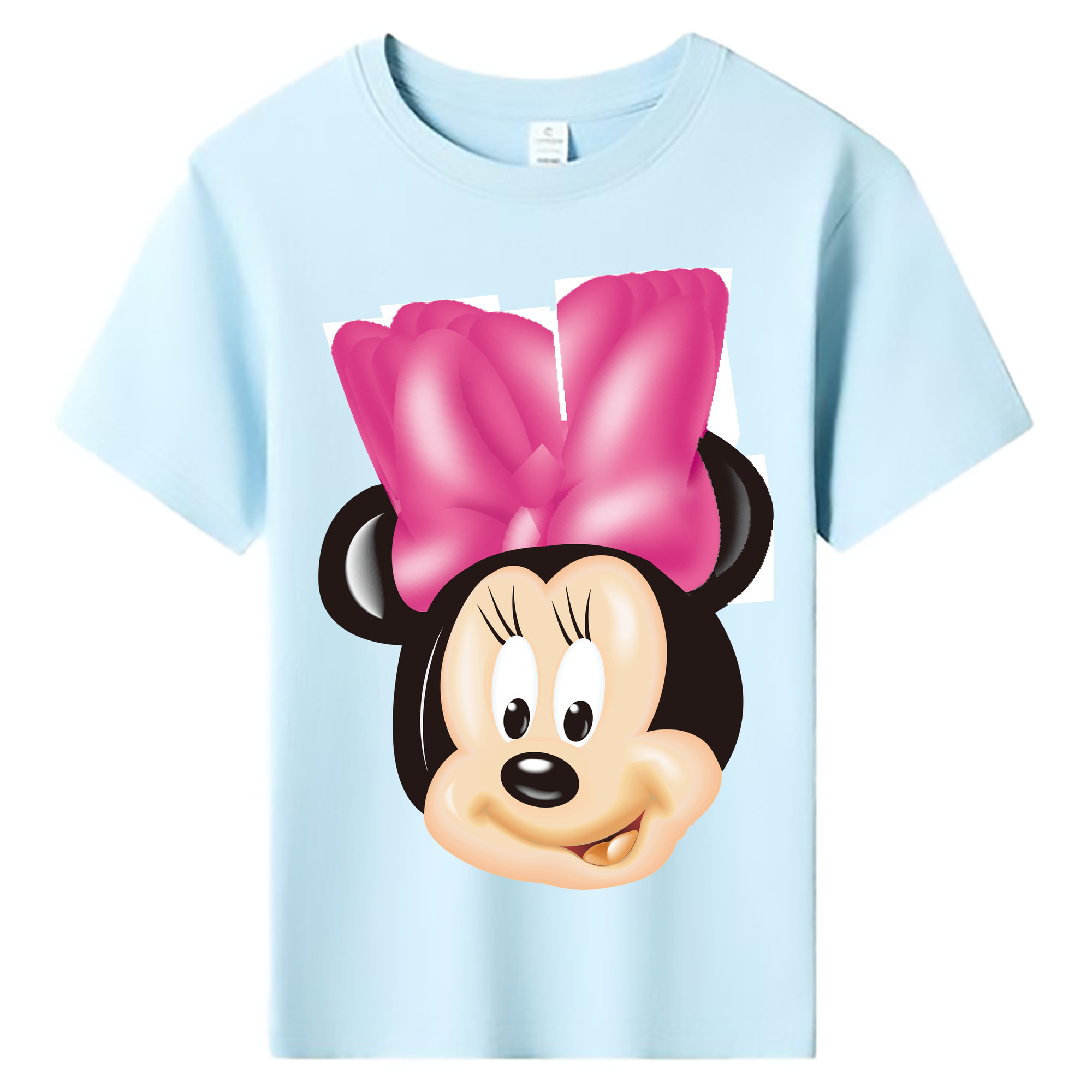 ミッキーマウス Mickey Mouse 綿100％キッズTシャツ（フロントプリント）